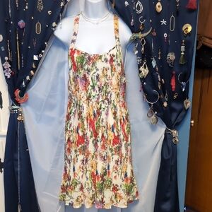 Others Follow Multicolor Floral Halter Dress